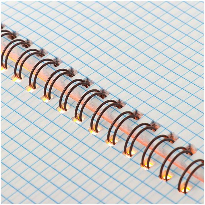 Картинка Записная книжка А6, 80 листов в клетку на гребне "Оранжевый. Неон" пластиковая обложка, блок 80 г/м? (№3554040) от магазина Мир детей Товары для Новорожденных