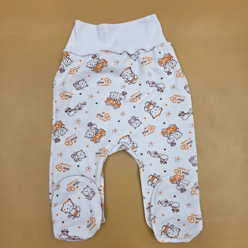 Ползунки на широкой резинке №2 (футер) артикул анонс 1644-68МД