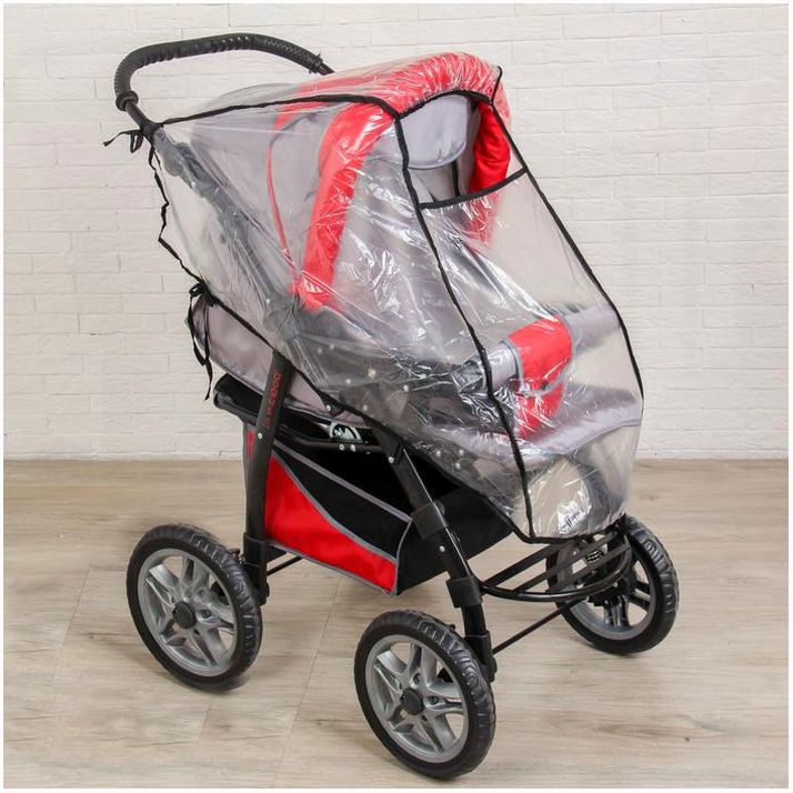 Дождевик на прогулочную коляску, цвет прозрачный артикул анонс 1999271