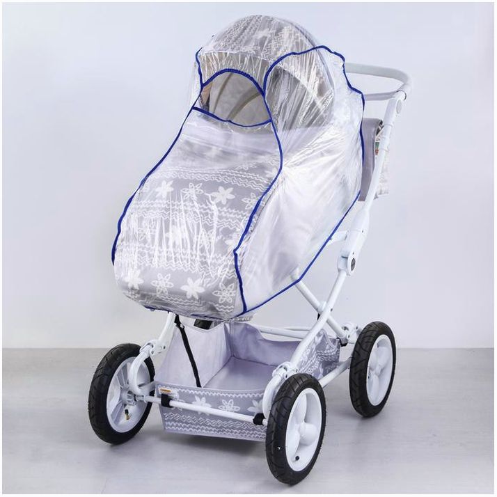 № 2387934 Универсальный дождевик для детской коляски, с окном «Пегас», МИКС