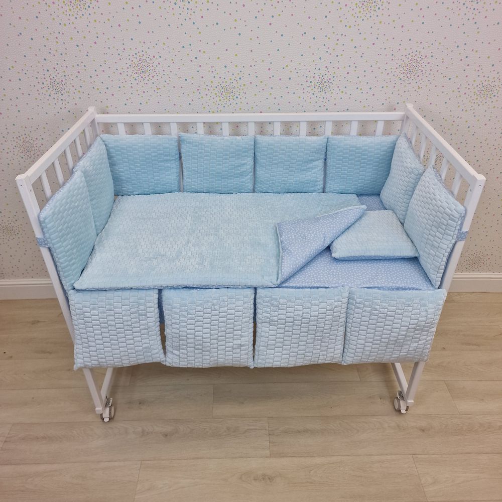 КПБ 16 пр (борт + пододеяльник + одеяло + подушка + простынь + (плюш/бязь) 12кв артикул анонс 1153-0-1бб_09