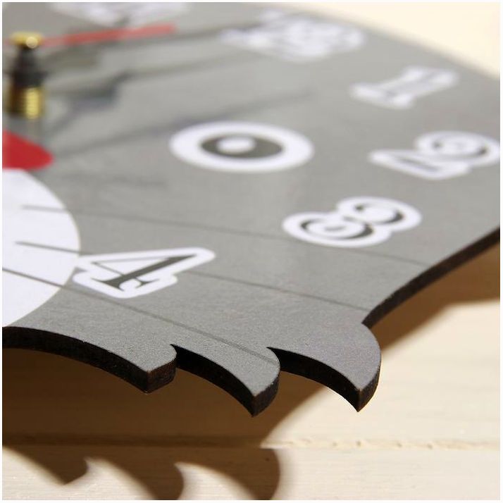 Картинка Часы настенные детские "Кот", плавный ход, 24 см (№3734014) от магазина Мир детей Товары для Новорожденных