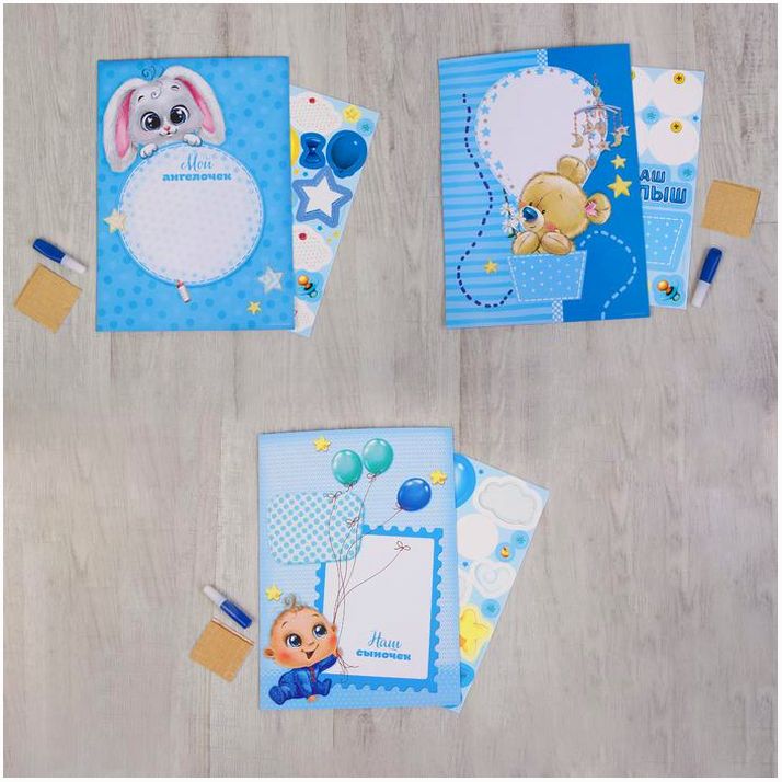 Детский отпечаток ручки с пожеланиями для мальчика, цвет МИКС артикул анонс 4731836