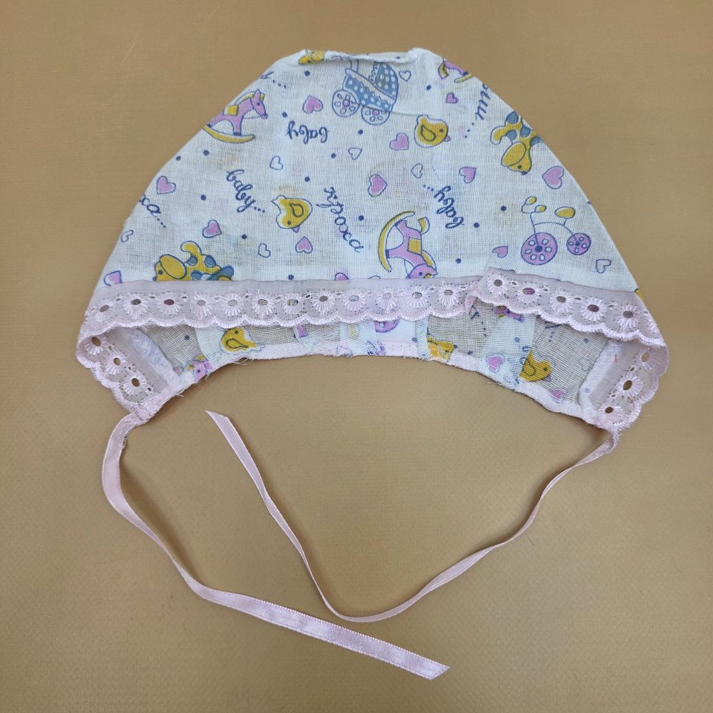 Картинка Чепчик (хлопок) в большом ассортименте ситец/шитье/фланель (№Чеп3) цвета в ассортименте от магазина Мир детей Товары для Новорожденных