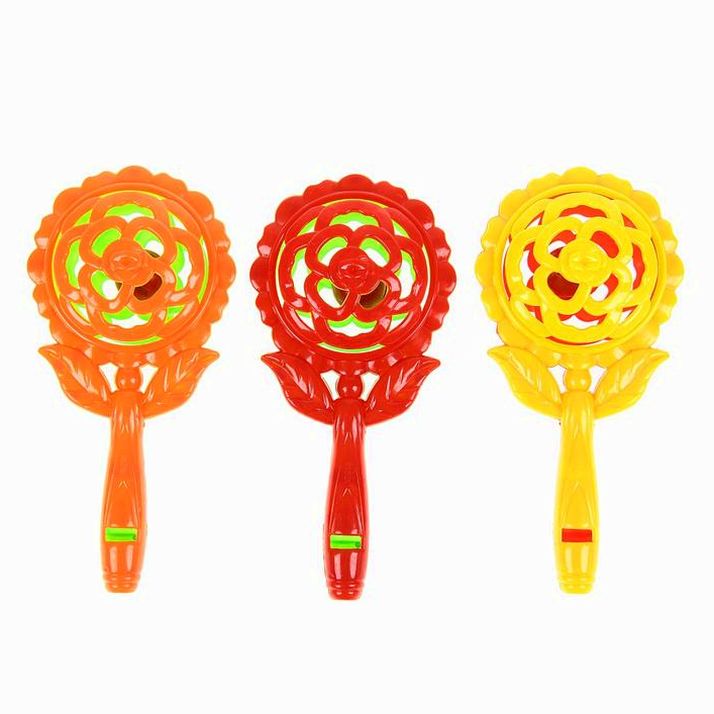 Погремушка «Аленький цветочек» со свистком, цвета МИКС артикул анонс 1593231