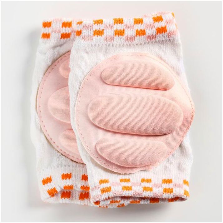 Наколенники детские для ползания, цвет розовый, от 6 мес. артикул анонс 4405116