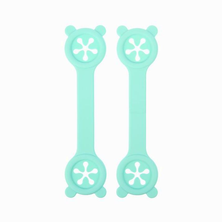 Набор держателей для одеяла, 2 шт., цвет зелёный артикул анонс 3791258