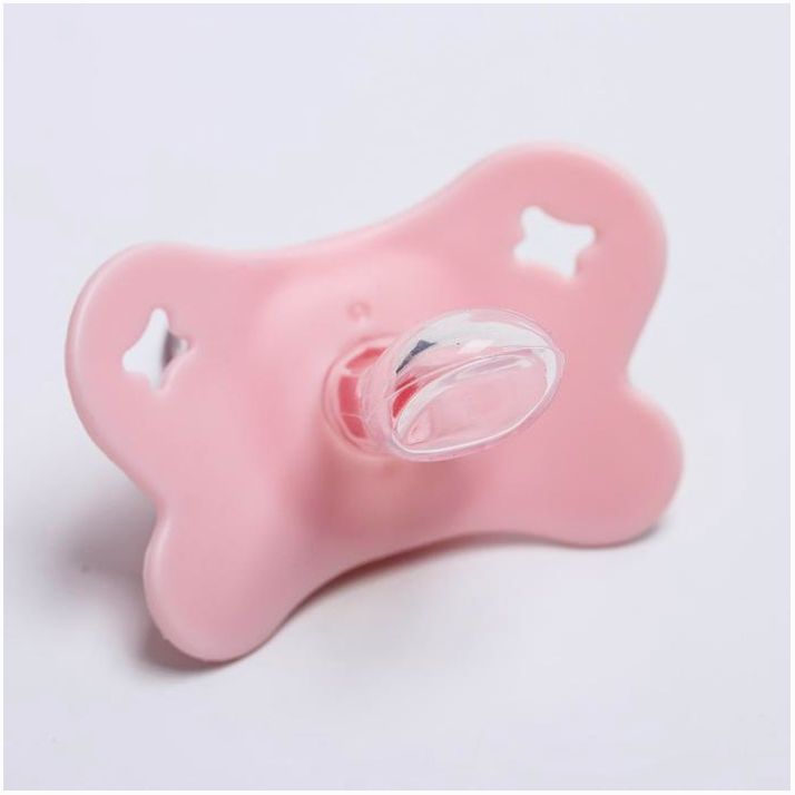 Картинка Соска-пустышка ортодонтическая, силикон, от 6 мес., с колпачком, МИКС для девочки (№4780677) от магазина Мир детей Товары для Новорожденных