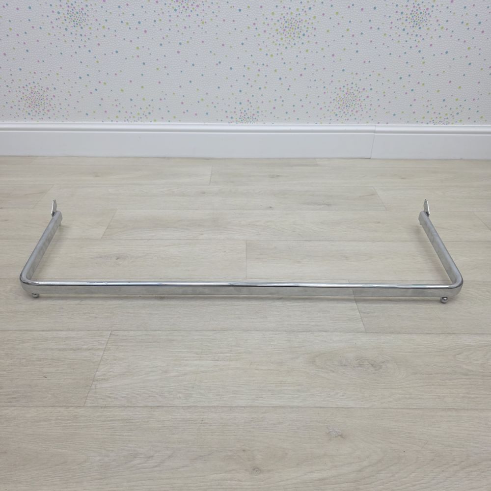 Картинка Вешало торговое  на стеллаж водолей (длина 1 м) под одежду на плечиках (№Пвеш1) от магазина Мир детей Товары для Новорожденных