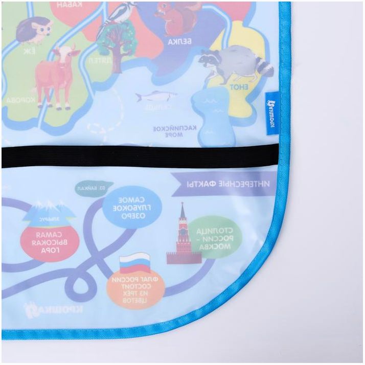 Картинка Чехол на сиденье защитный - незапинайка «Карта России» 670х475 мм (№4700910) от магазина Мир детей Товары для Новорожденных