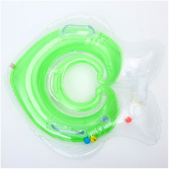 № 4770946 Круг детский на шею, для купания с погремушками, «Рыбка», цвет МИКС