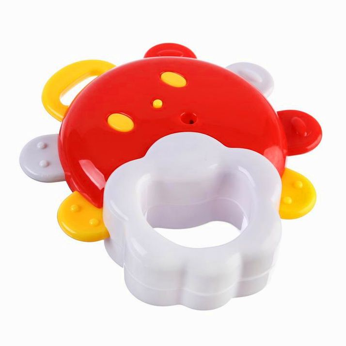 № 2920423 Погремушка «Солнышко с зеркалом», с эластичными элементами, цвет МИКС, Крошка Я