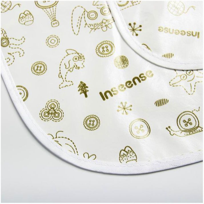 № 4967117 Фартук защитный 36х36 см., из клеенки с ПВХ покрытием, цвет белый с рисунком