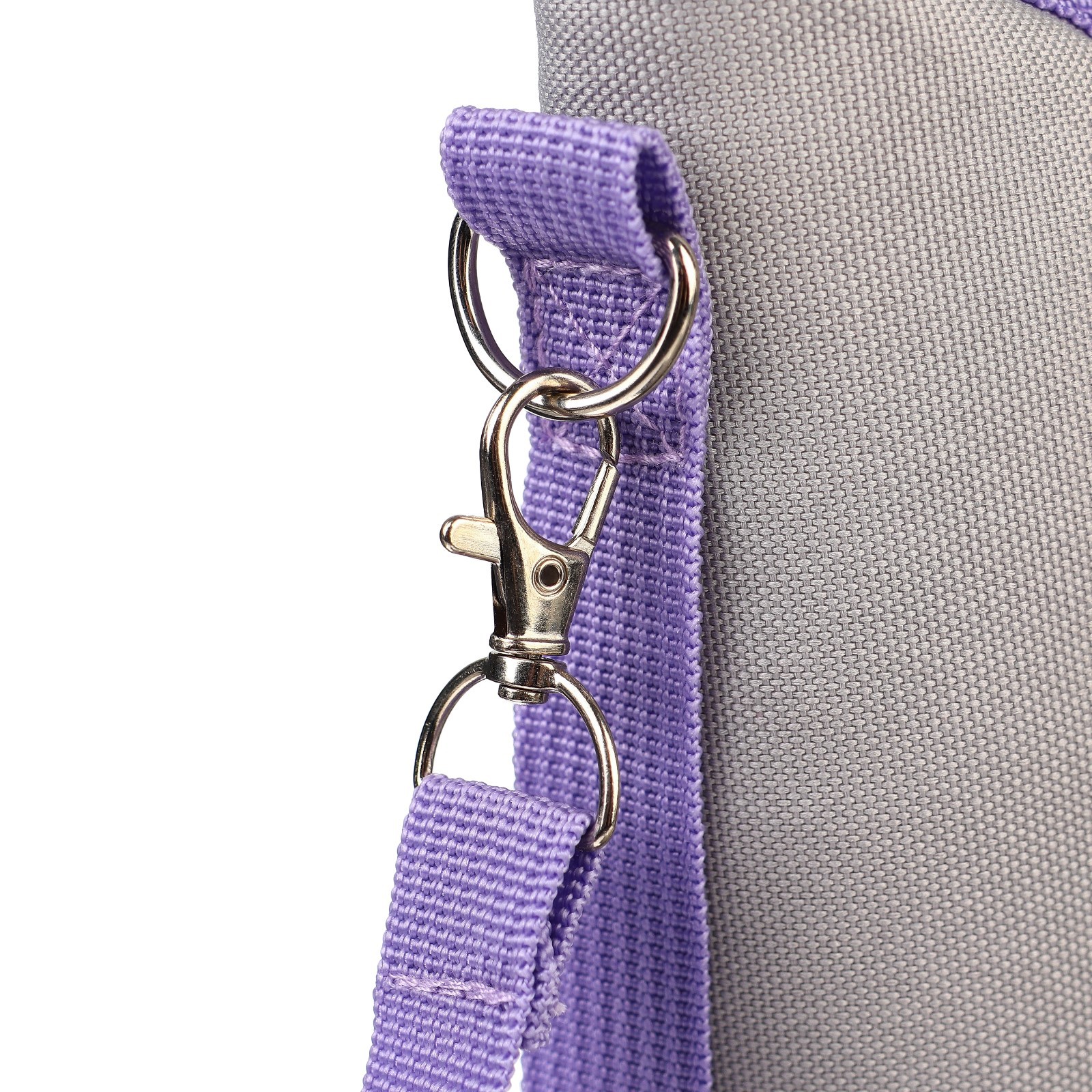 Картинка Термосумка для бутылочки на молнии цвет серый/лаванда (№9603029) от магазина Мир детей Товары для Новорожденных