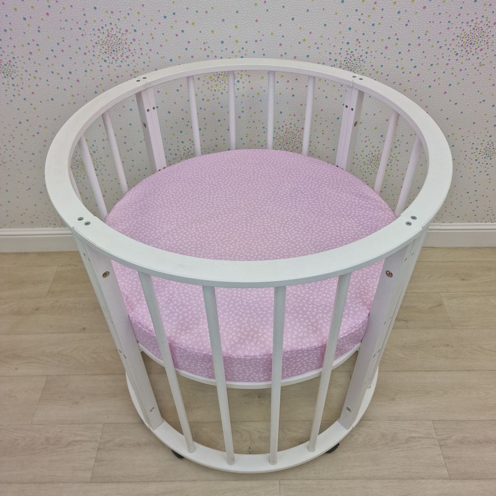 Простыня на резинке на круглую кровать (бязь) артикул анонс 255_17