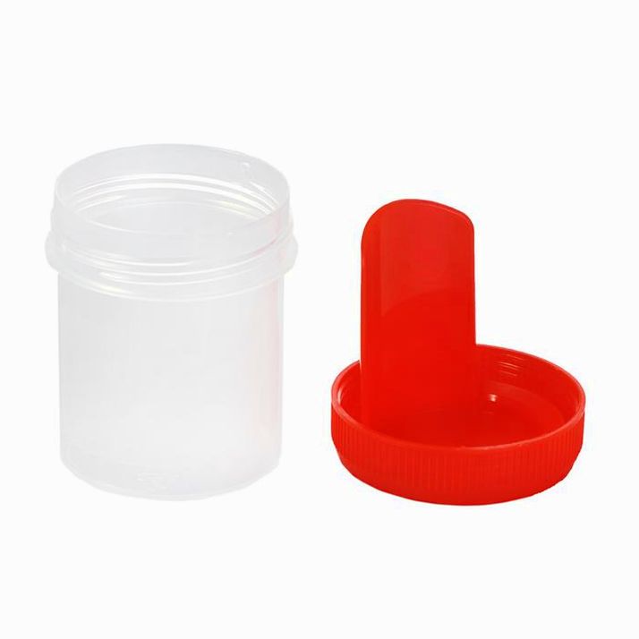 Картинка Контейнер для биопроб полимерный, стерильный, со шпателем, 60 мл (№3580939) от магазина Мир детей Товары для Новорожденных