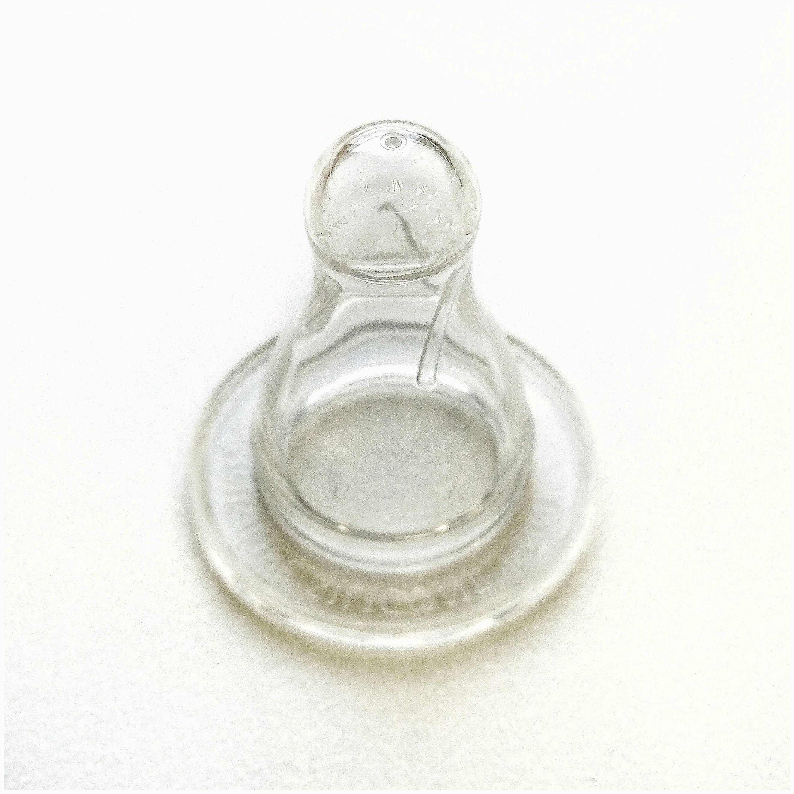 Соска к рожку круглая с ребрами жесткости (силикон)  0-12 артикул анонс 12124М