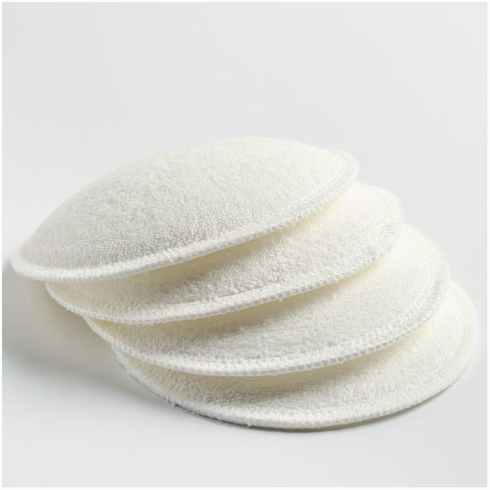 Набор многоразовых вкладышей для бюстгальтера, 4 шт., цвет белый артикул анонс 4660698