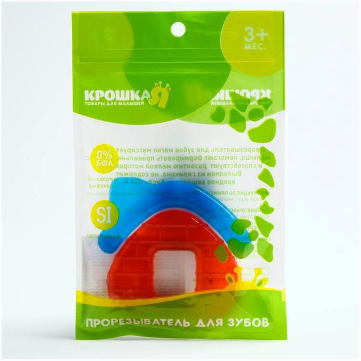 Картинка Прорезыватель охлаждающий «Домик», Крошка Я (№3791272) от магазина Мир детей Товары для Новорожденных