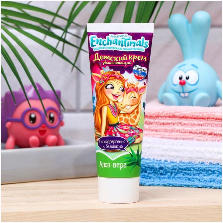 Детский крем Алоэ Вера увлажняющий, «Enchantimals», 75 мл артикул анонс 7337287