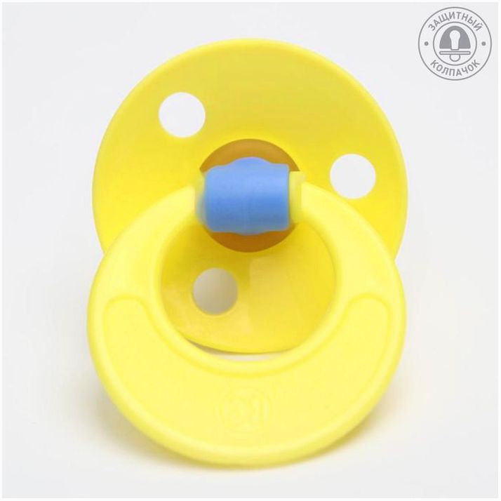 Соска-пустышка «Лакомка» с колпачком, латексная, цвет МИКС от 0 мес. артикул анонс 5167359