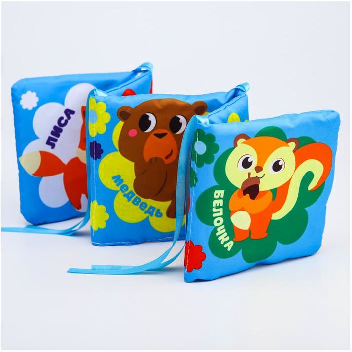 Картинка Книжка - бортик на кроватку «Лесные зверята», 12x60 см Крошка Я (№2941995) от магазина Мир детей Товары для Новорожденных