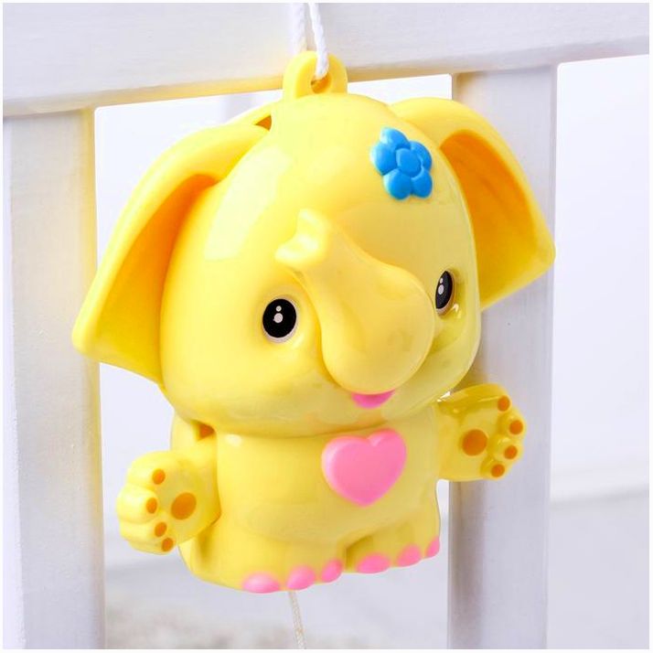 № 2849254 Подвеска музыкальная «Слоник», заводная, цвет МИКС, Крошка Я