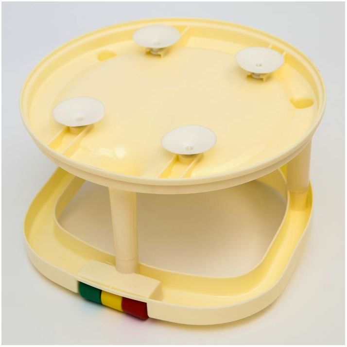 № 7048604 Сиденье детское для купания на присосках Giraffix, цвет МИКС