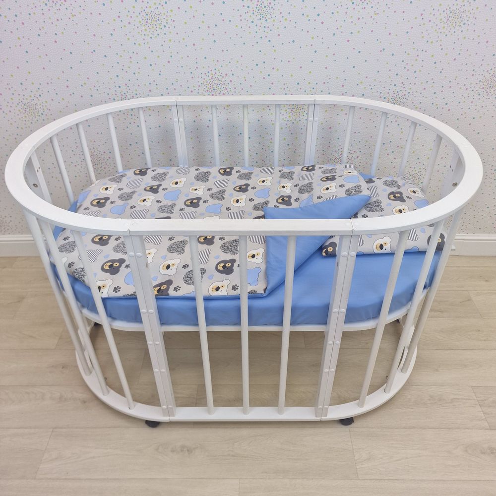 КПБ (пододеяльник + простыня + наволочка (бязь) овал артикул анонс 1122-О_02