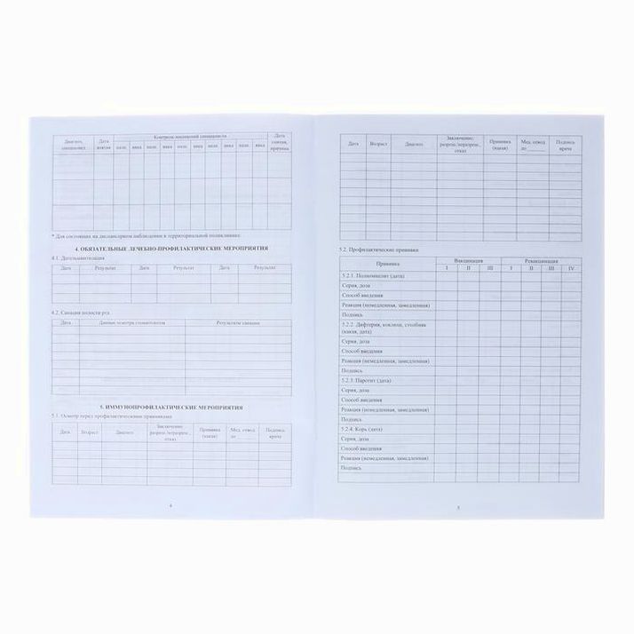 Картинка Медицинская карта А4, 16 листов, обложка - офсет 160 г/м?, блок офсет 65 г/м?. Форма № 026/у-2000 (№4244470) от магазина Мир детей Товары для Новорожденных