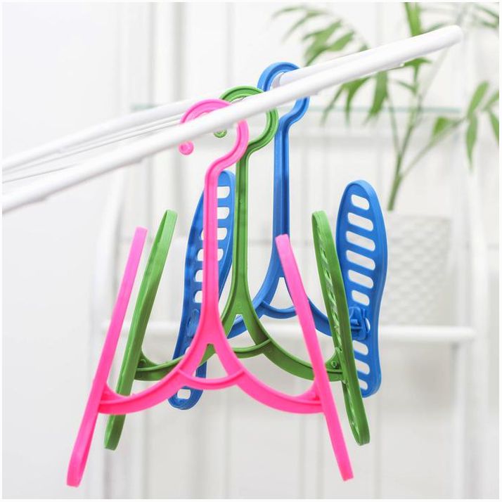 Картинка Вешалка-сушилка для обуви «Следы», 29?15 см, цвет МИКС (№3622285) от магазина Мир детей Товары для Новорожденных