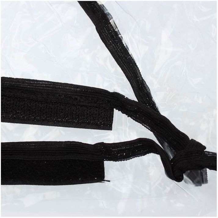 № 1999272 Дождевик на коляску, с окном на липучках, цвет прозрачный