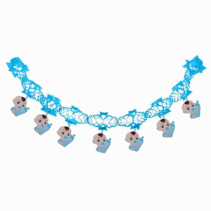 Гирлянда «Малыш», с пустышкой, 250 см, цвет голубой артикул анонс 1766340