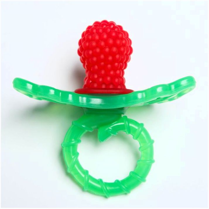 Картинка Прорезыватель силиконовый «Ягодка-пустышка», цвет красный, Крошка Я (№2825253) от магазина Мир детей Товары для Новорожденных