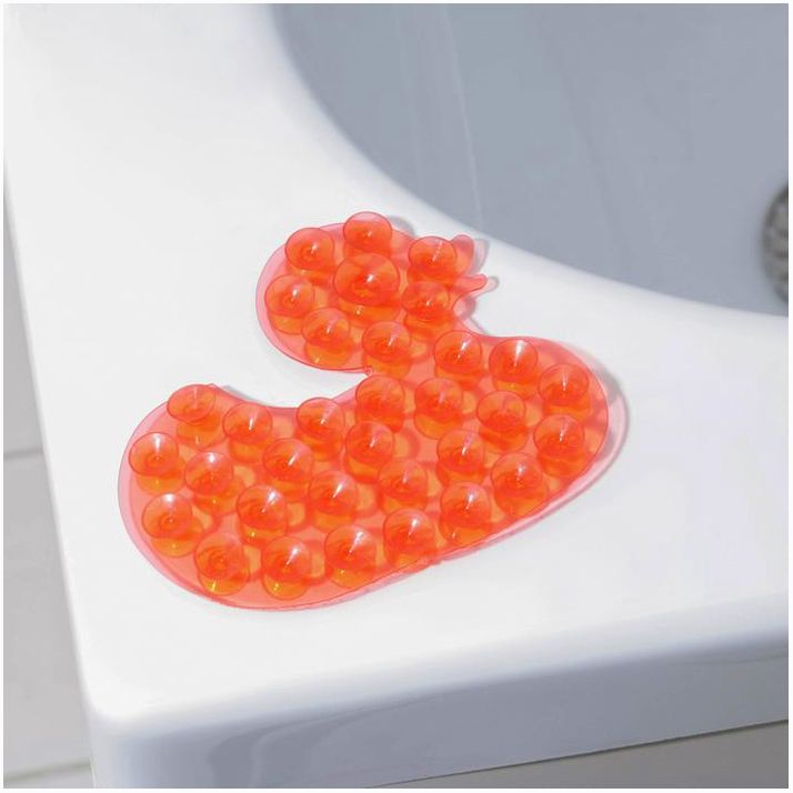 Картинка Мини-коврик для ванны «Уточка», 9?11 см, цвет МИКС (№1003311) от магазина Мир детей Товары для Новорожденных