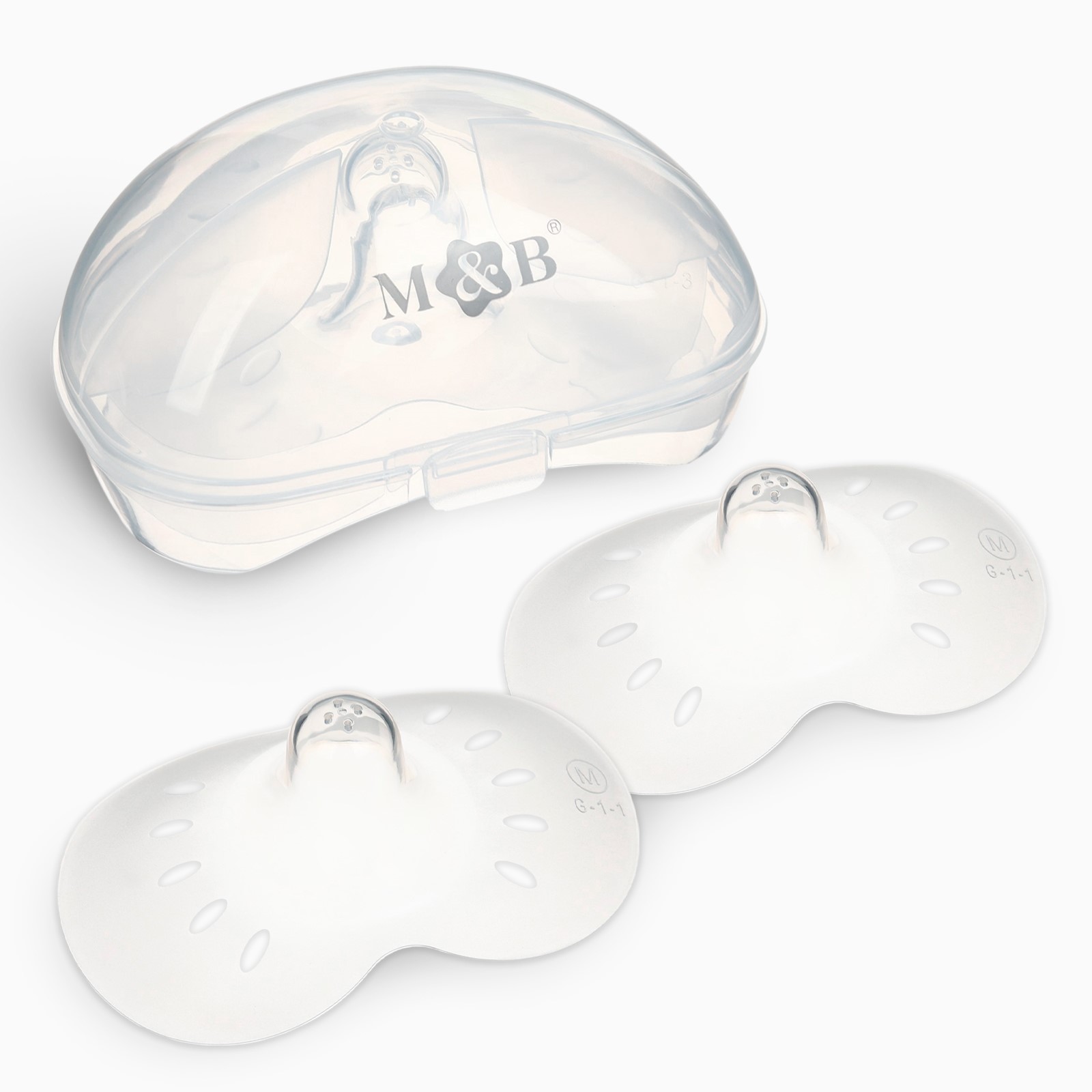 № 10502371 Набор накладок на грудь для кормления, 2 шт., размер M, в контейнере,