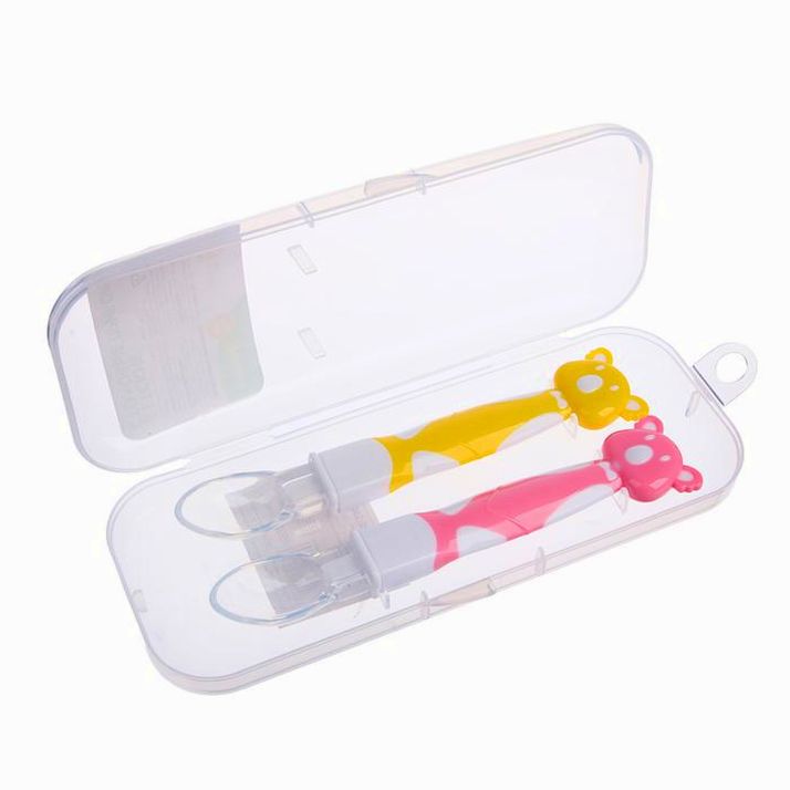 Картинка Набор детских ложек, 2 шт., в контейнере для хранения (№3978646) от магазина Мир детей Товары для Новорожденных