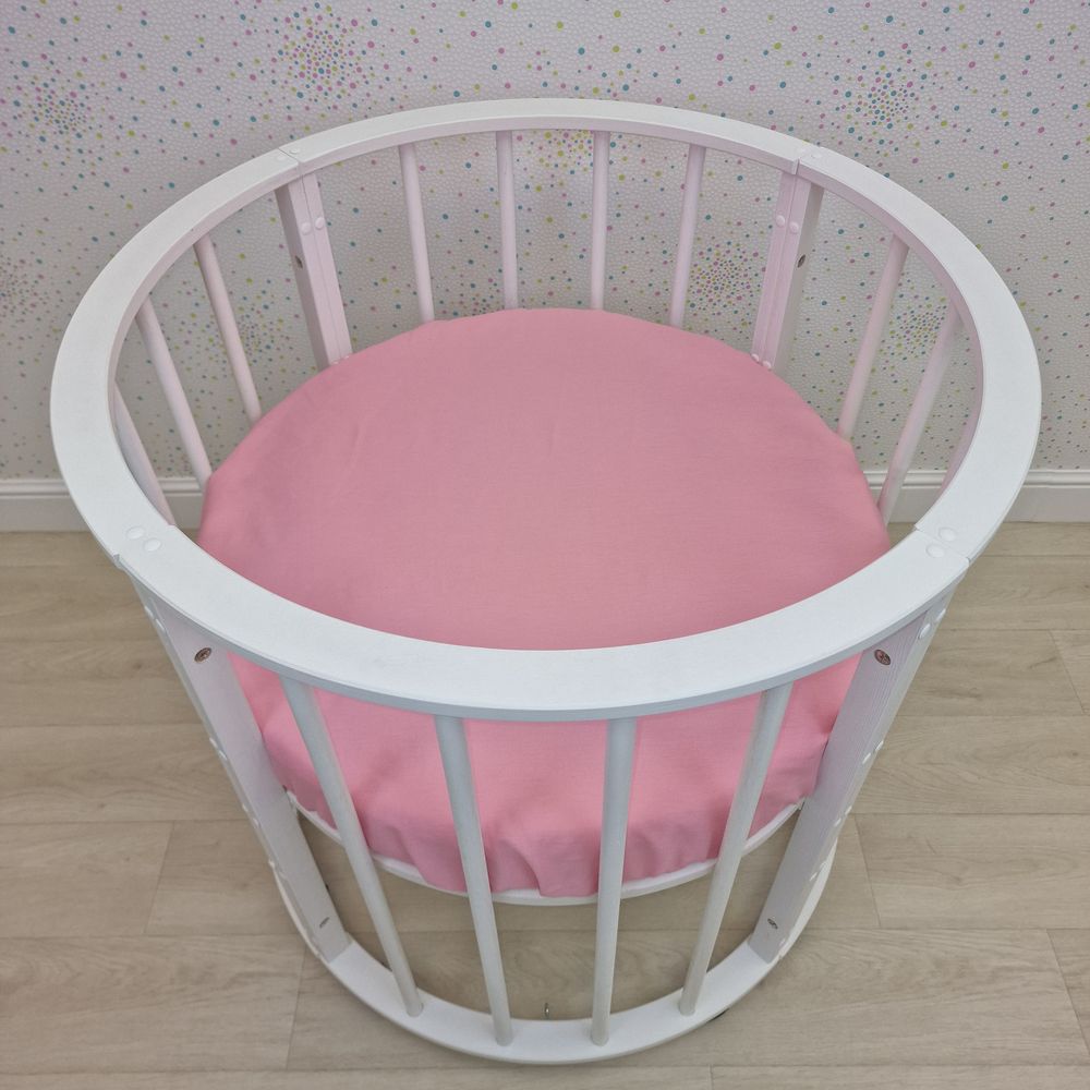 Простыня на резинке на круглую кровать (бязь) артикул анонс 255_28