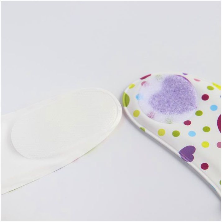 Картинка Нагрудник для кормления «Весёлая панда» непромокаемый на липучке, с карманом, мягкий (№1886162) от магазина Мир детей Товары для Новорожденных