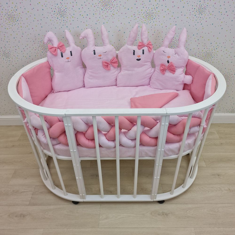 КПБ 14 пр (борт + пододеяльник + одеяло + наволочка + подушка + простынь (бязь) артикул анонс 1174-0-1бб_05