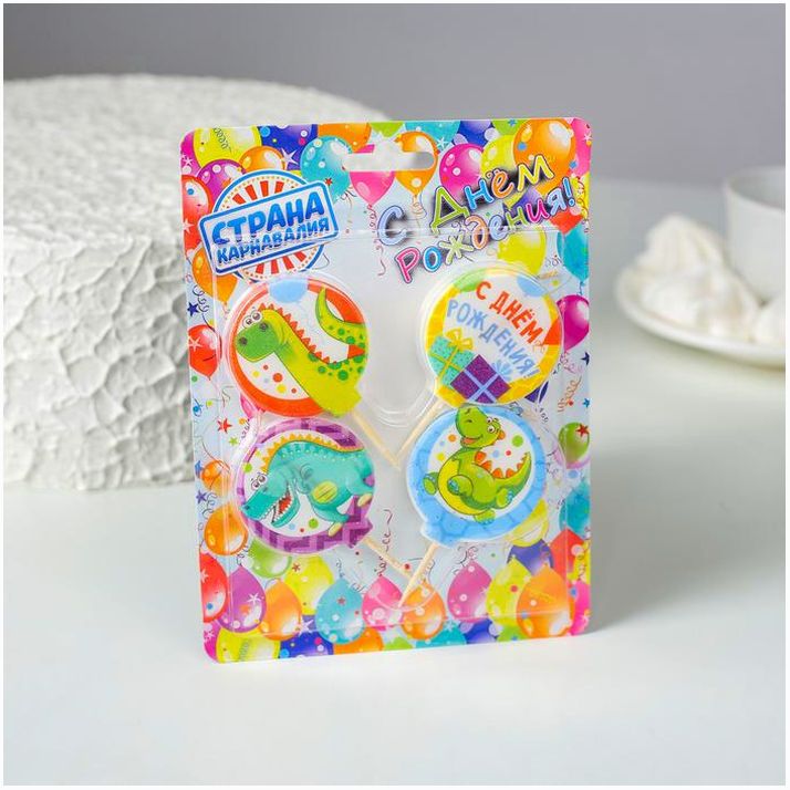 Набор свечей в торт 