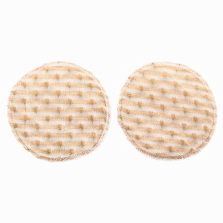 Картинка Набор многоразовых вкладышей для бюстгальтера, 2 шт., цвет бежевый (№7569748) от магазина Мир детей Товары для Новорожденных