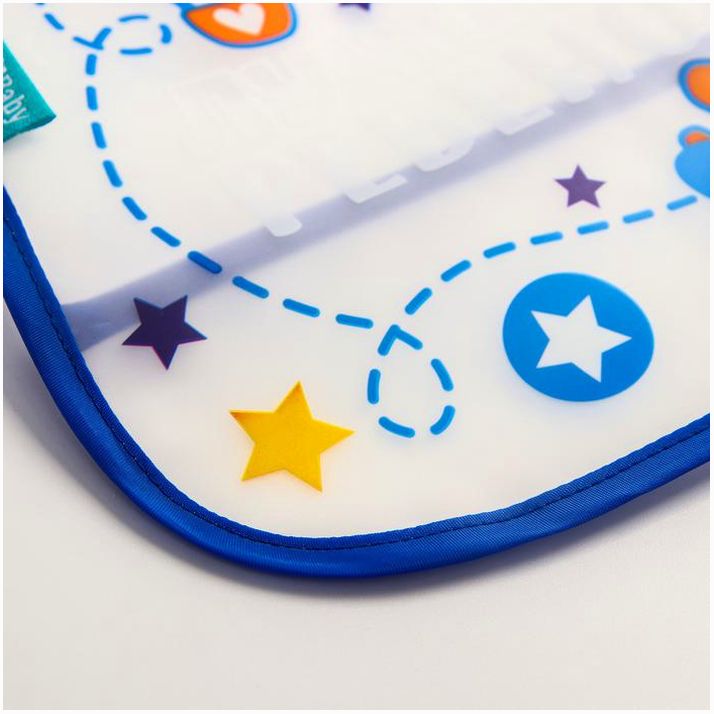 Картинка Нагрудник «Лучший ребенок» непромокаемый на липучке (№5545669) от магазина Мир детей Товары для Новорожденных