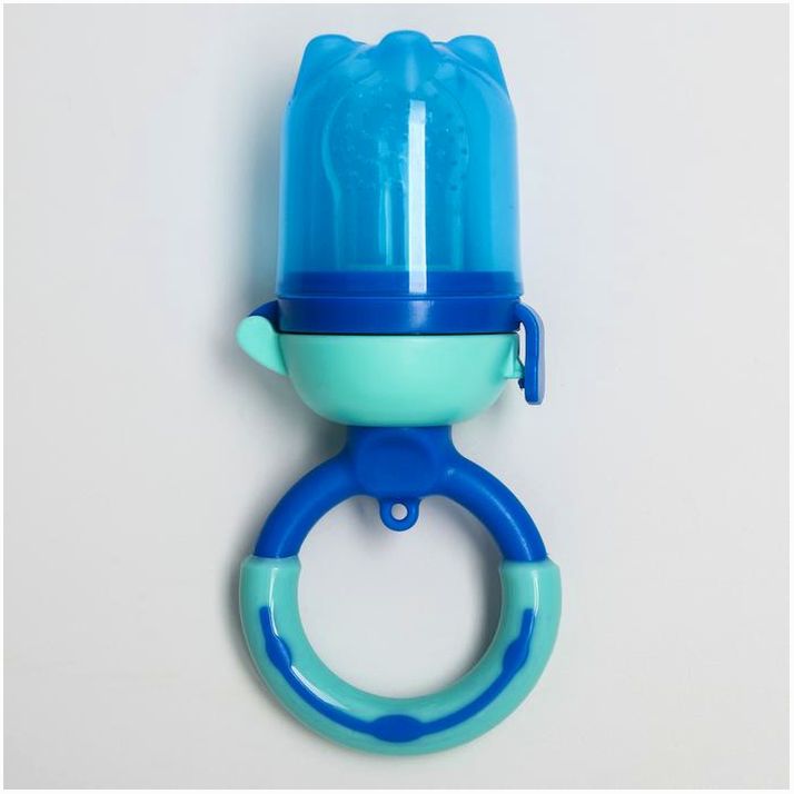 Ниблер для прикорма «Ежевика», с силиконовой сеточкой, цвет синий артикул анонс 2272513