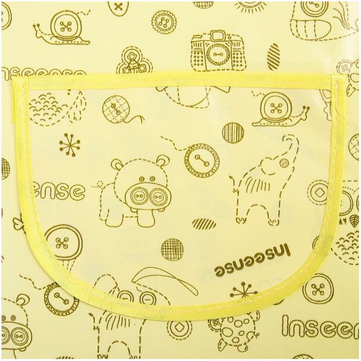 Картинка Фартук защитный 36х36 см., из клеенки с ПВХ покрытием, цвет желтый с рисунком (№4967118) от магазина Мир детей Товары для Новорожденных