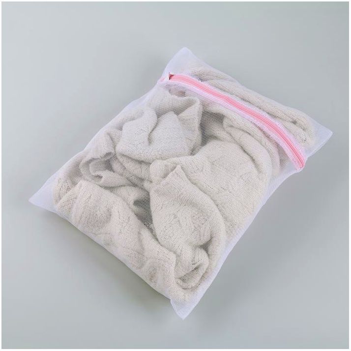 Мешок для стирки белья Доляна, 30?40 см, мелкая сетка, цвет белый артикул анонс 558231