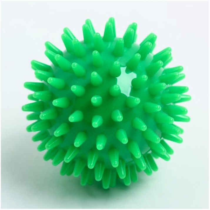 № 4386067 Мяч массажный ?7 см., цвет зеленый, Крошка Я