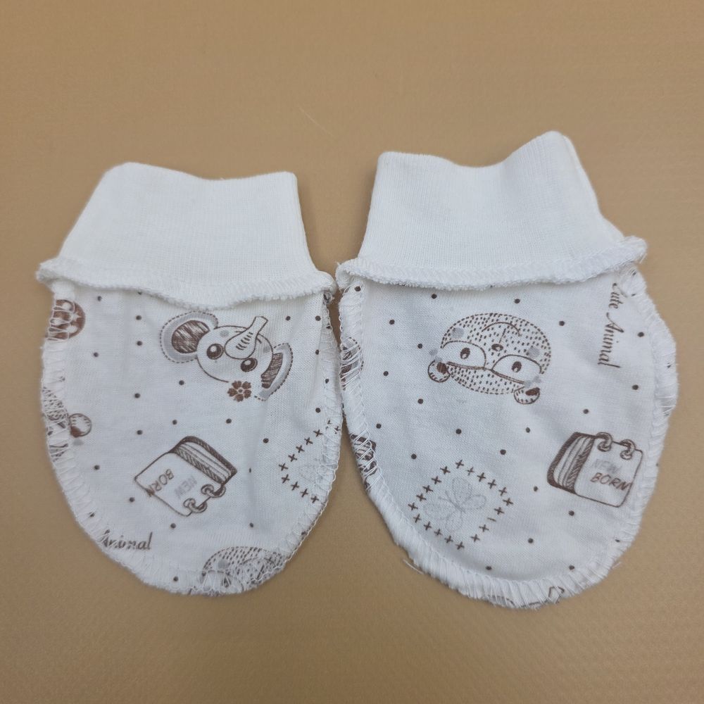 Рукавички №1 (кулирка, на рибане, швы наружу) артикул анонс 18103МД