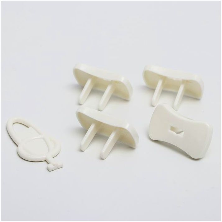 Набор заглушек для розеток, 4 шт., с ключом артикул анонс 2825435