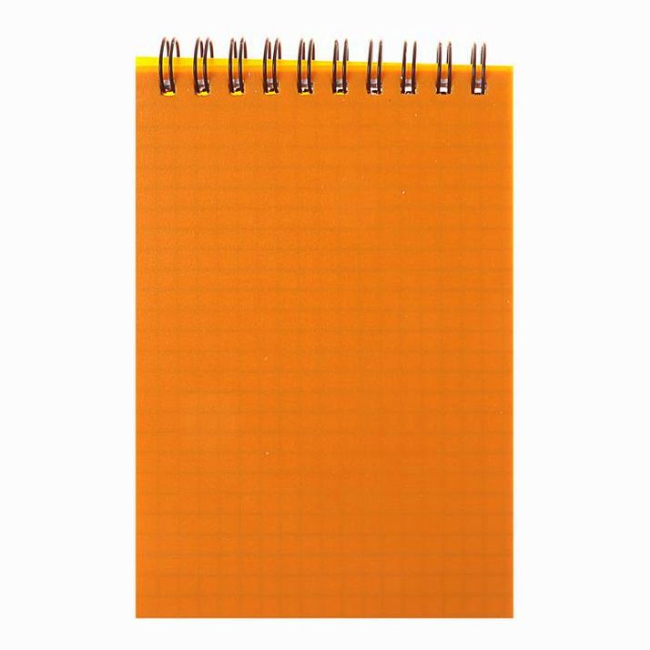 Блокнот А6, 80 листов в клетку на гребне 